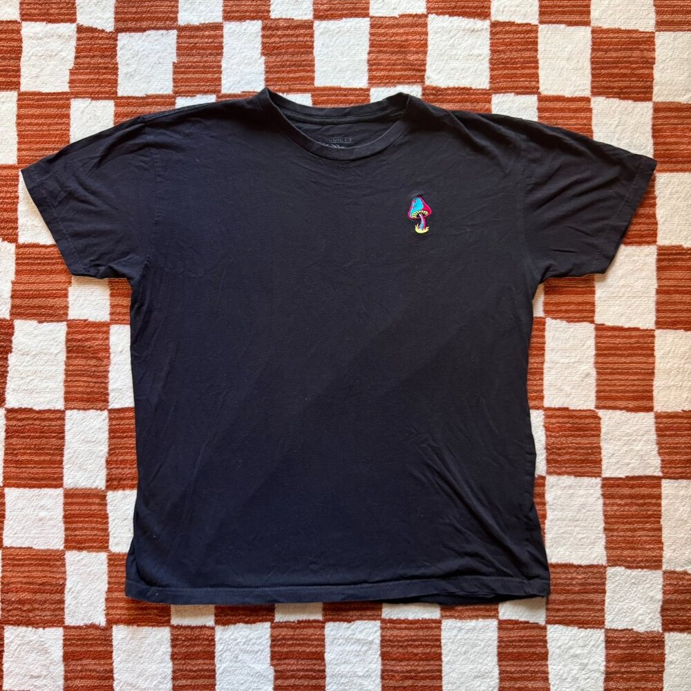 Mushroom Embroidered T-shirt
